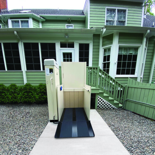 Mesa wheelchair lift for mobile home porch
