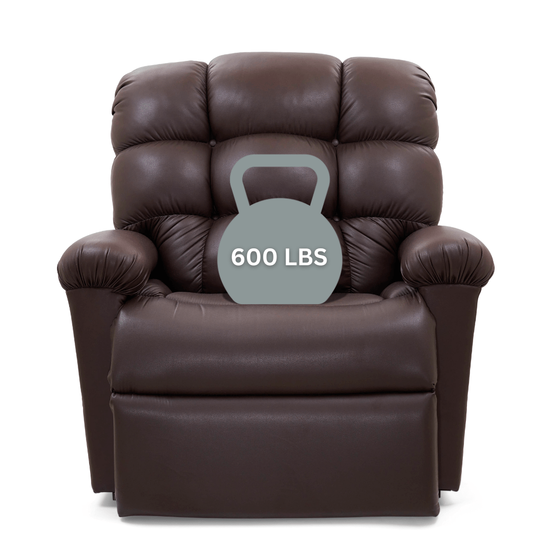 If you need more width, rent a Golden PR510MXW Cloud lift chair recliner from Electropedic